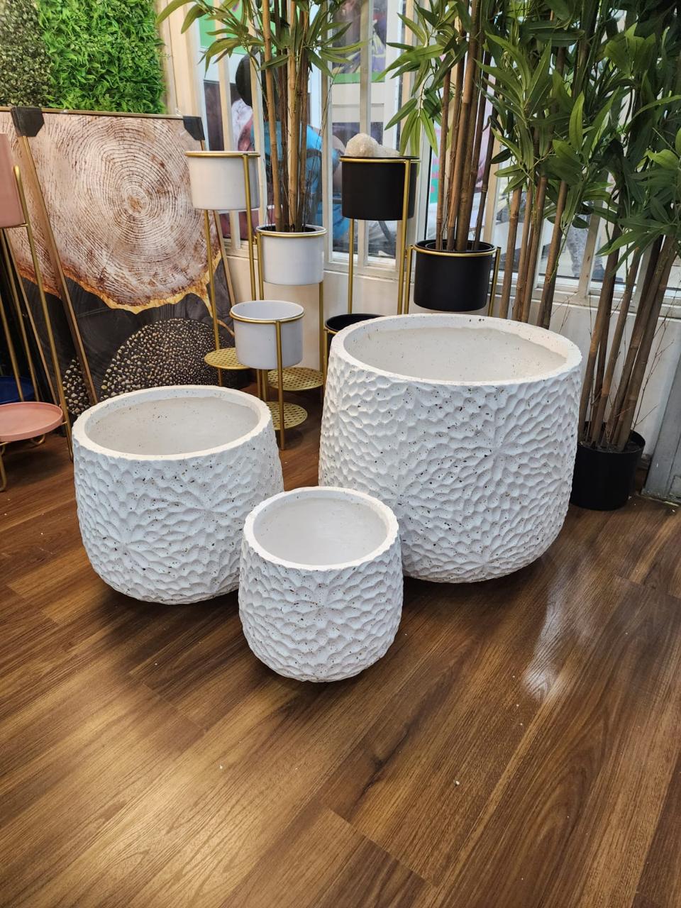 Inspirational Concrete Creative Design Flower Pots Home Decor Planter - Image 2