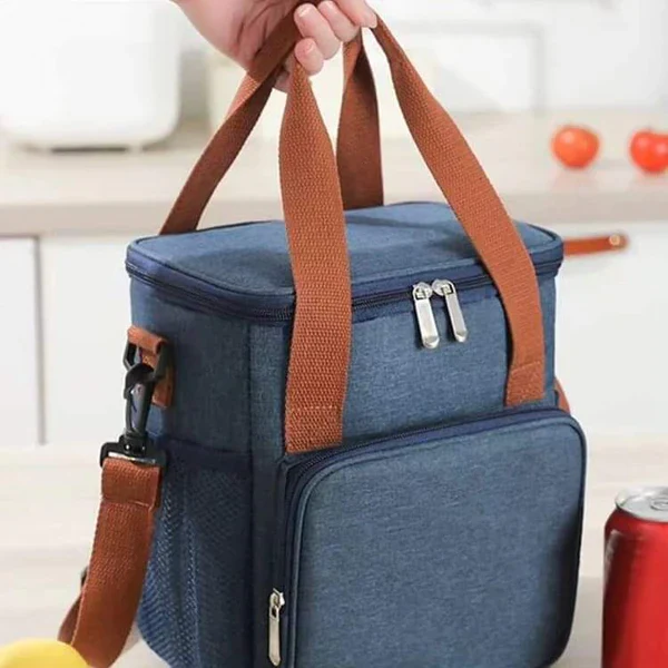 Insulated Lunch Bag with Shoulder Strap | Portable Food Carrier - Image 5