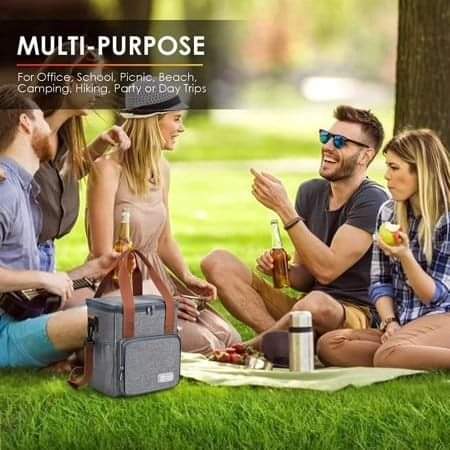 Insulated Lunch Bag with Shoulder Strap | Portable Food Carrier - Image 6