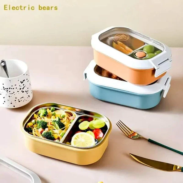Insulated Lunch Box with Two Compartments - Image 2