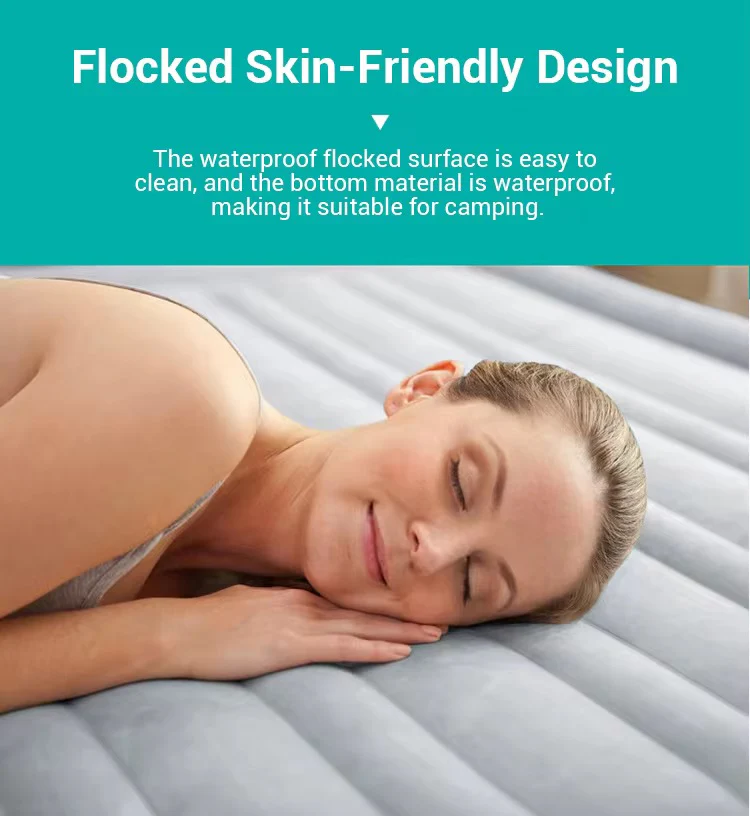 Intex Double Inflatable Mattress Airbed With in-built electric pump - Image 5