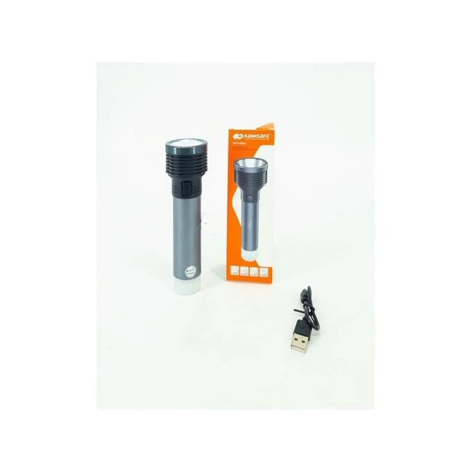 Kamisafe Rechargeable Aluminum Alloy Flashlight Heavy Duty Torch - Image 2