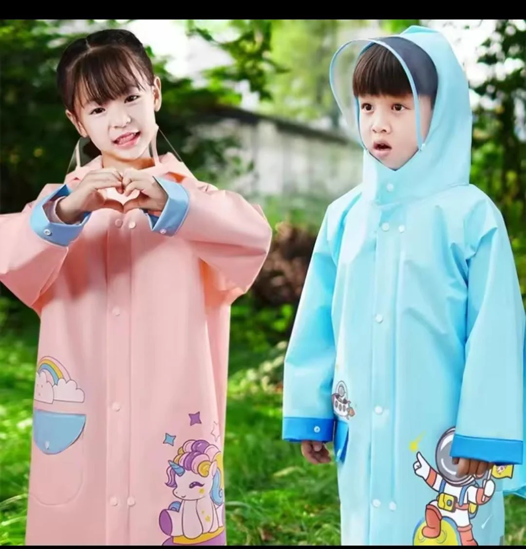 Kids cartoon themed raincoats - Image 2