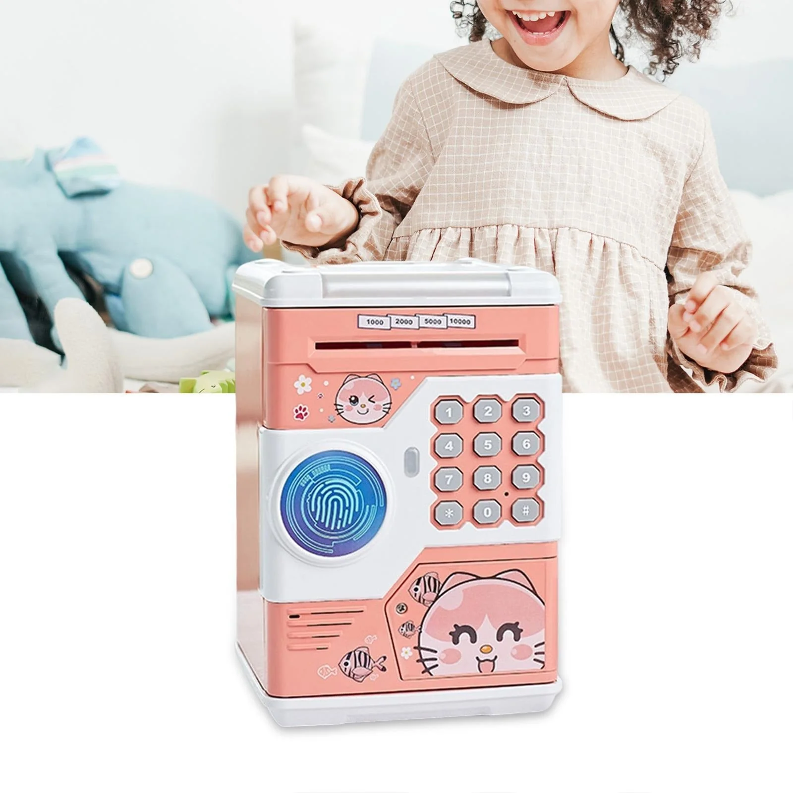 Kids Piggy Bank Password Protection Automatic Saving Bank Toy - Image 5