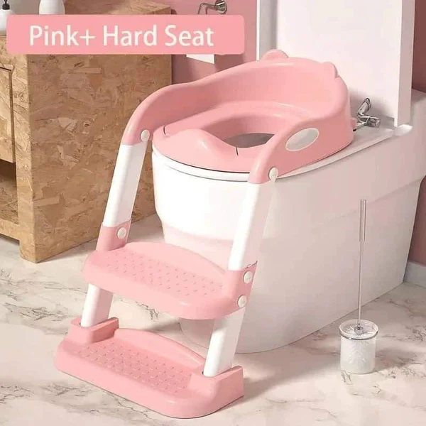 Kids Toilet Training Seat/Ladder - Image 2