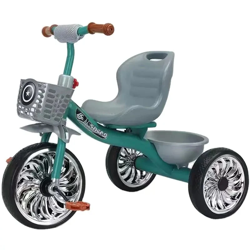 Kids Tricycle Bicycle with Cart - Image 3