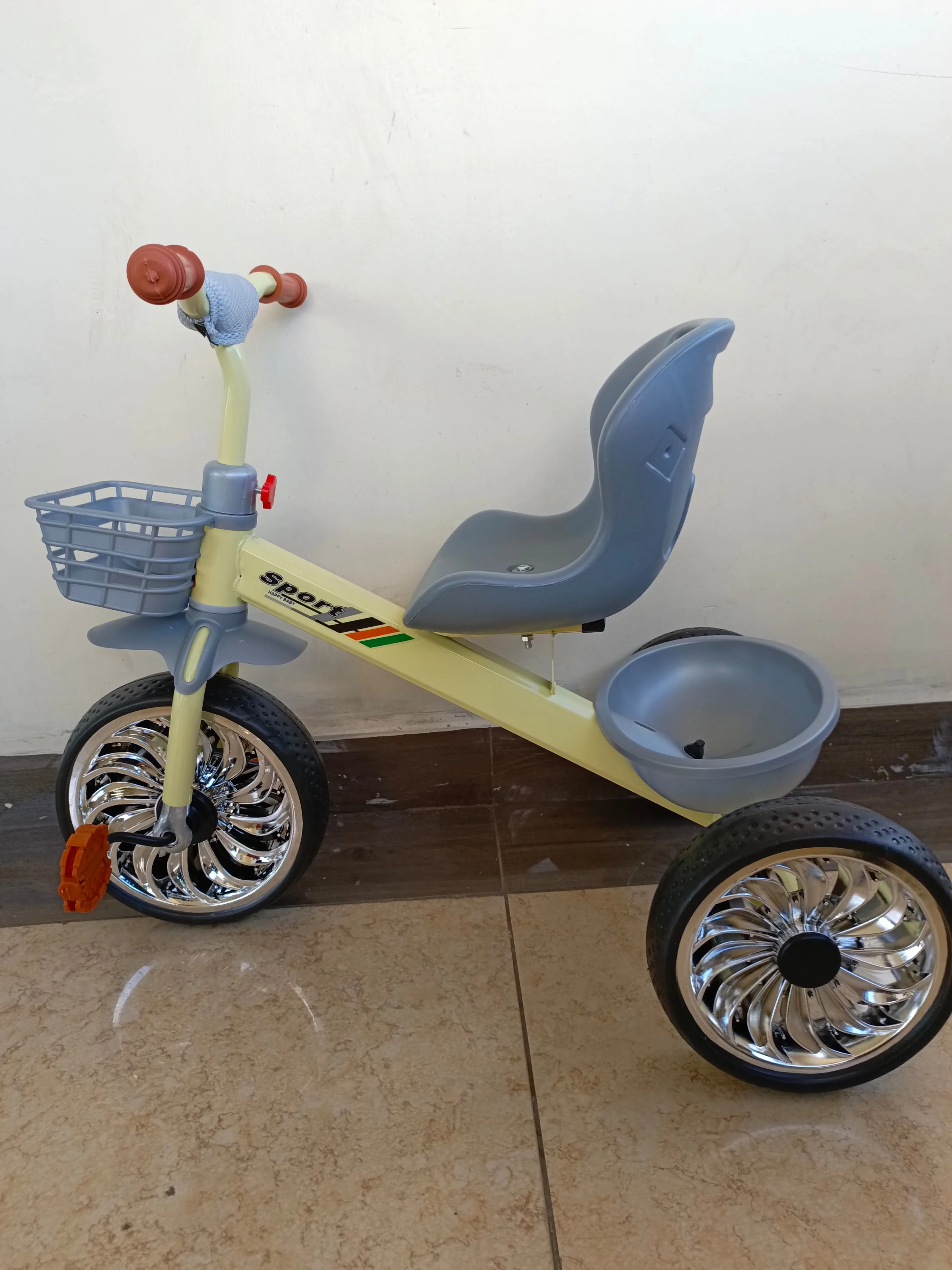 Kids Tricycle Bicycle with Cart - Image 4