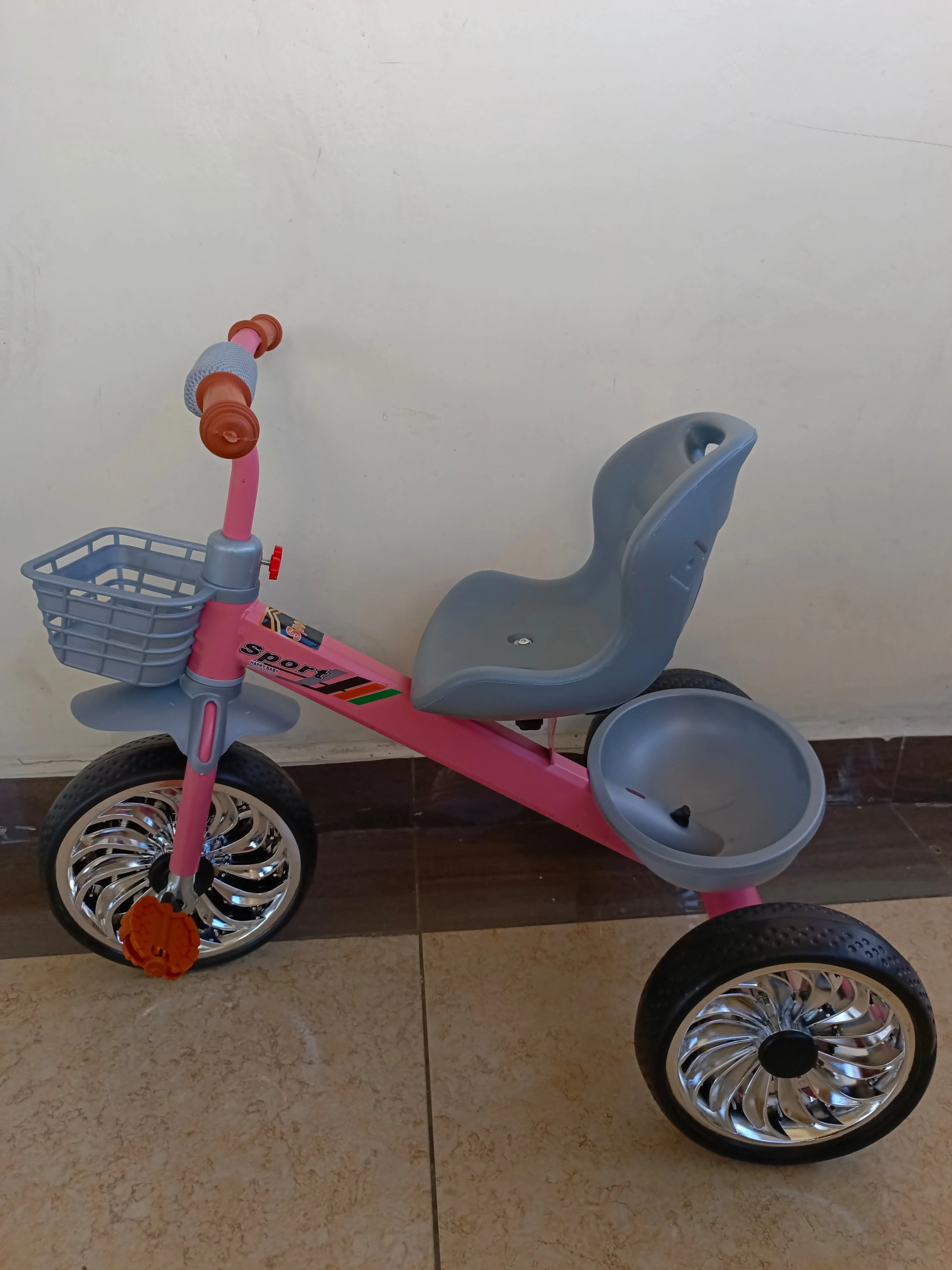 Kids Tricycle Bicycle with Cart - Image 6