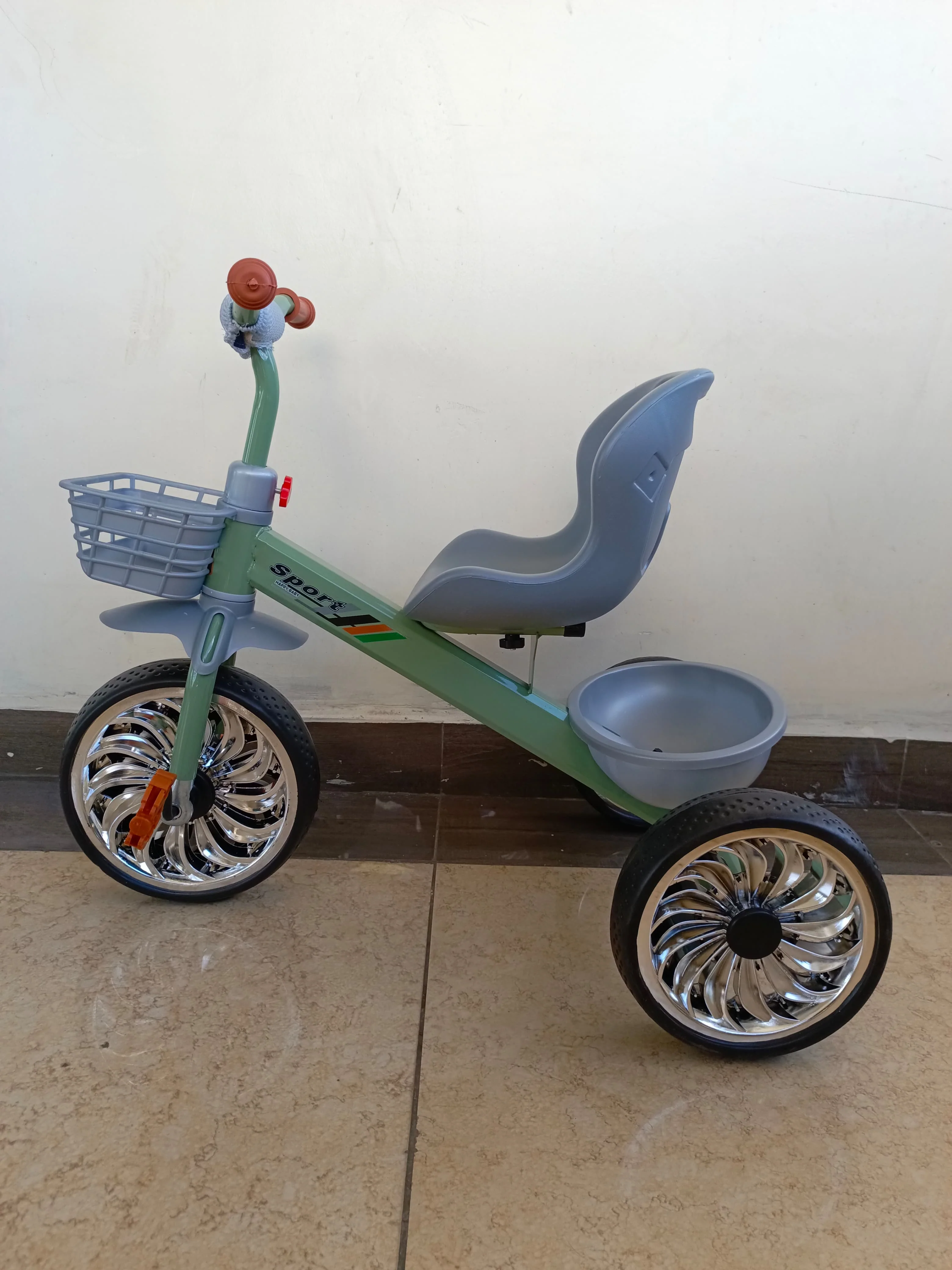 Kids Tricycle Bicycle with Cart - Image 7