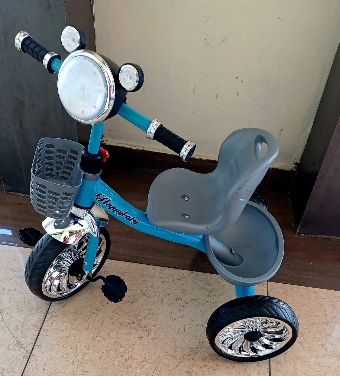 Kids Tricycle Bicycle with Cart - Image 8