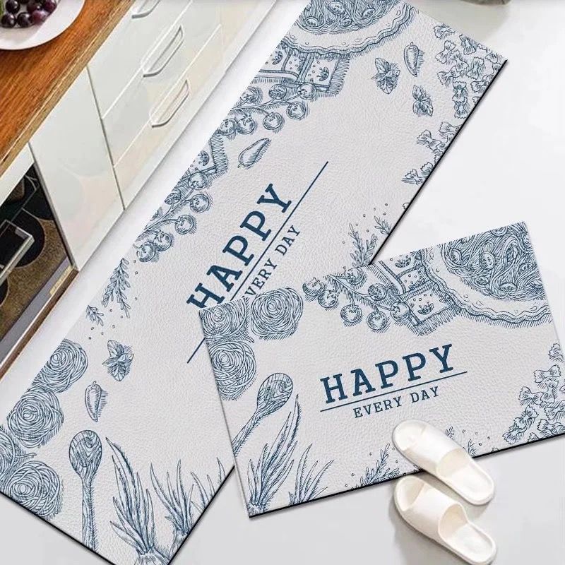 2pcs Anti-slip Kitchen Floor Mat Set - Image 3