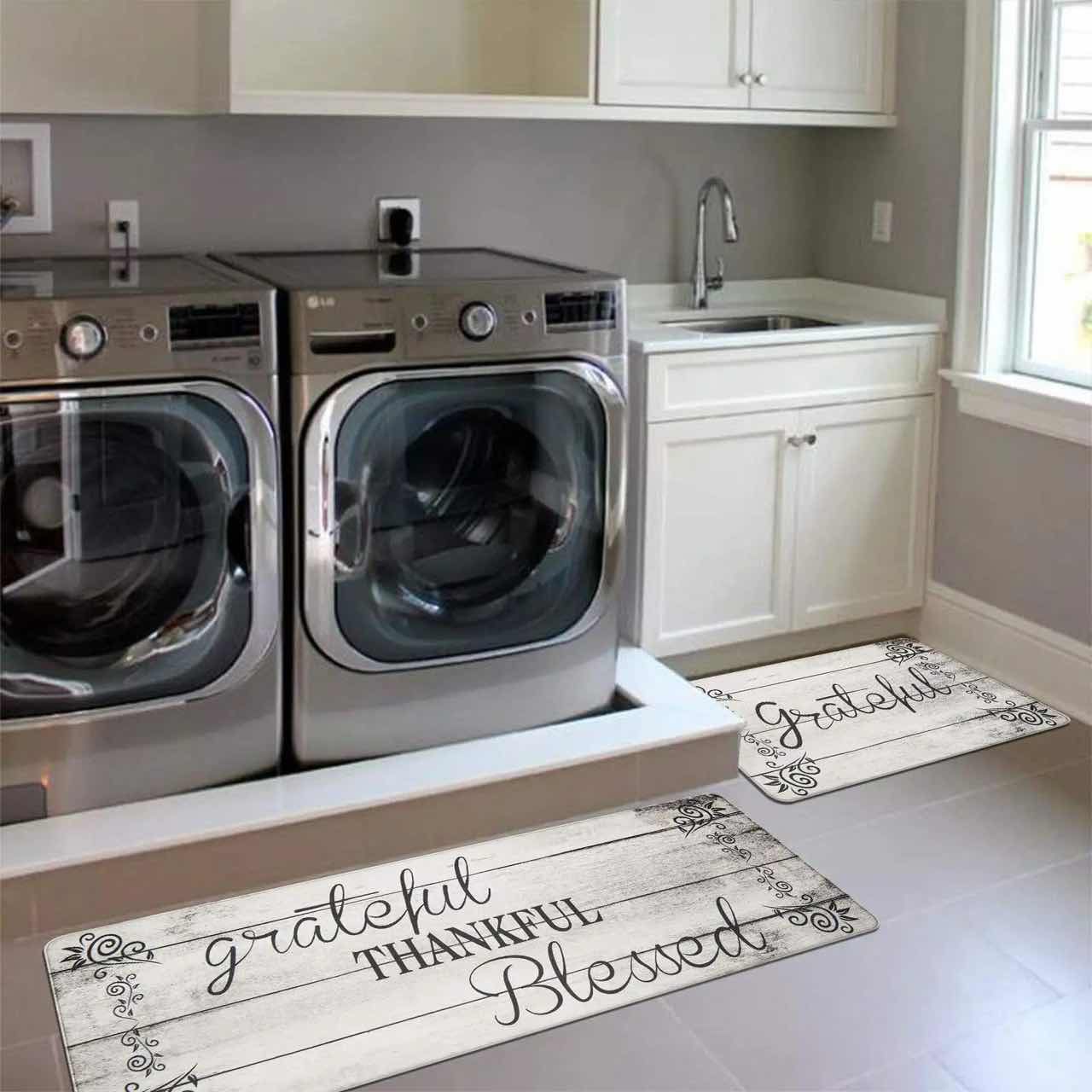 2pcs Anti-slip Kitchen Floor Mat Set - Image 8