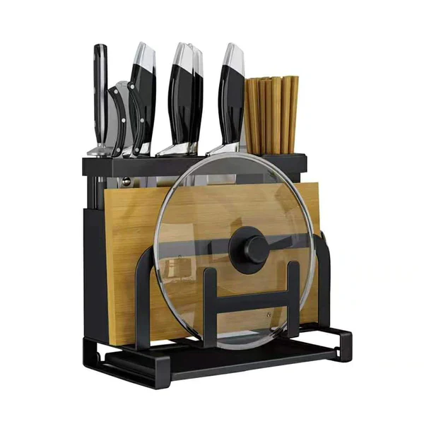 Kitchen Chop stick/Chopping Board And Pot Lid Storage Rack - Image 2