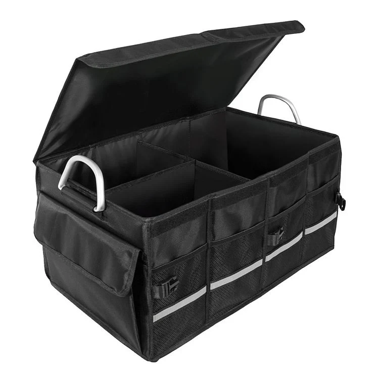 Large capacity car boot organizer with compartments - Image 8