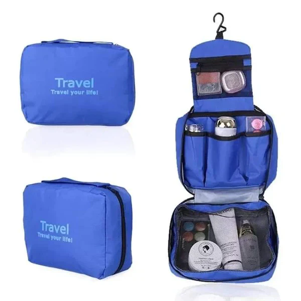 Large capacity Oxford material make-up/toiletries bag - Image 2