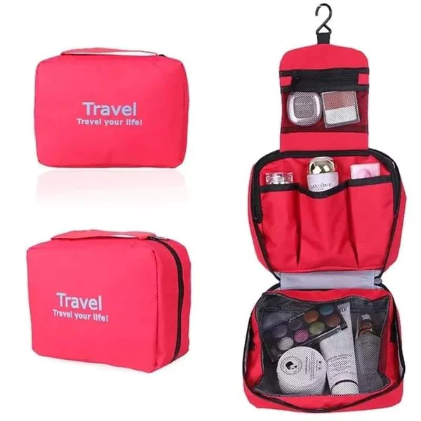 Large capacity Oxford material make-up/toiletries bag - Image 4
