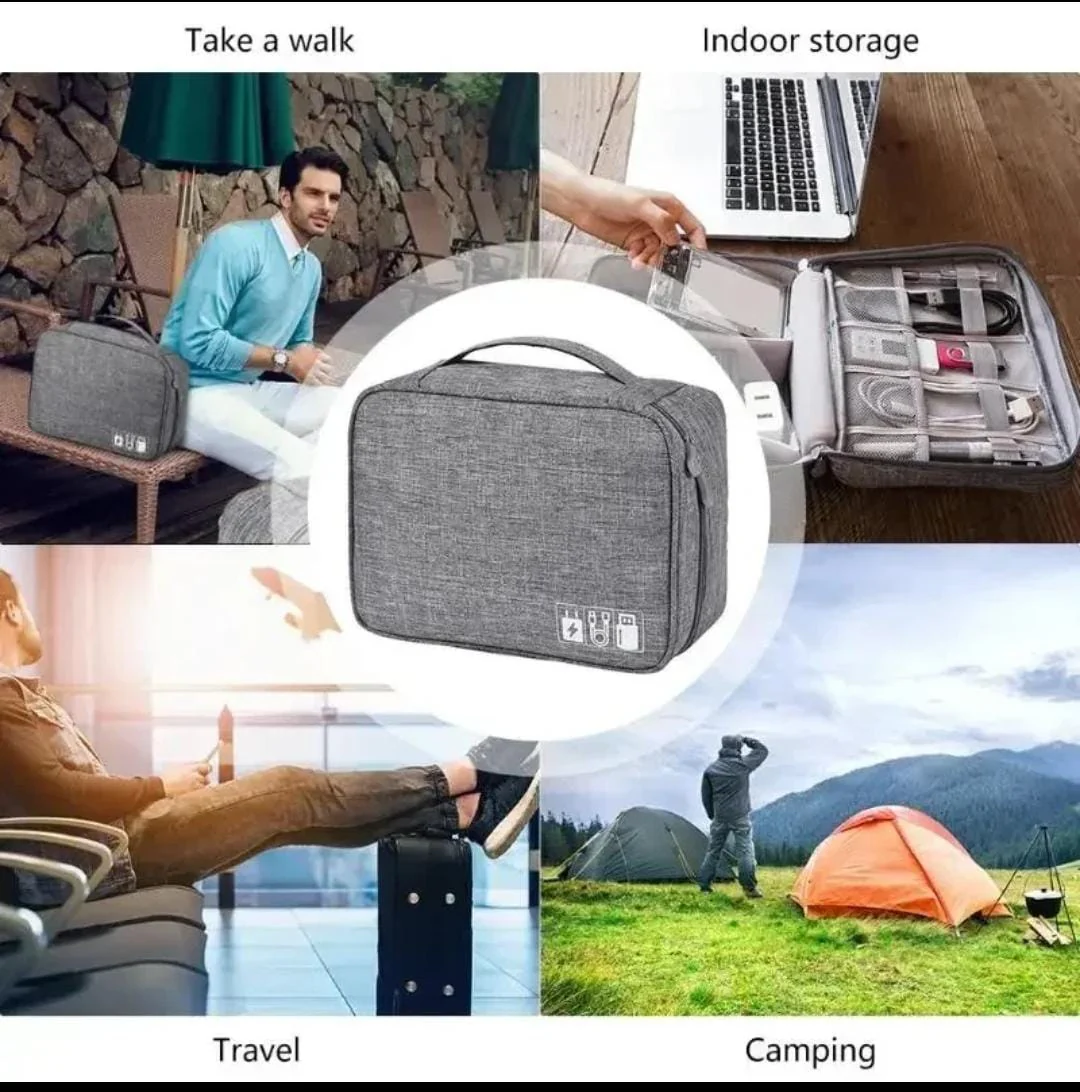 Large Capacity Storage Bag  / Cable Organizer & Electronics Organizer - Image 3