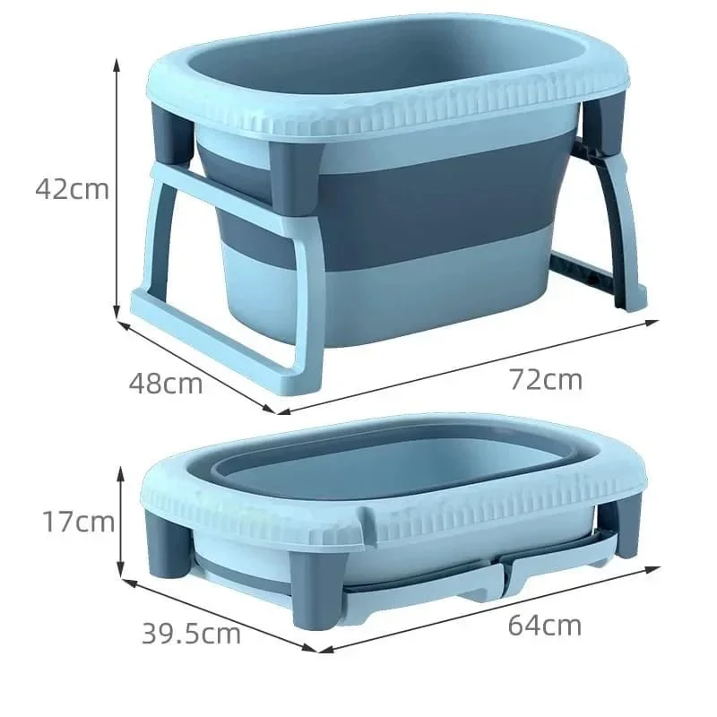 Large Size Foldable Baby Bath Tub - Image 2