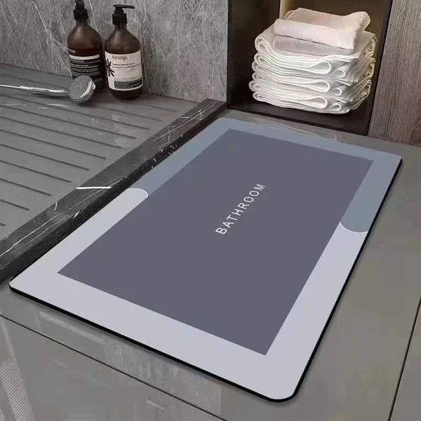 Large Super Absorbent Rectangular Bathroom Mat - Image 3