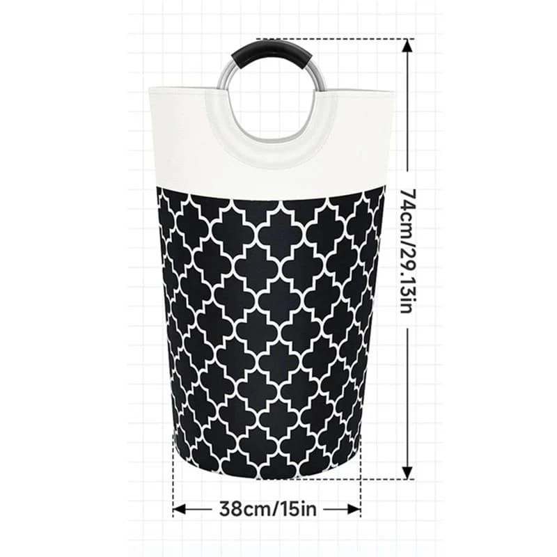 Laundry Basket 82L With Metal Handles - Image 3