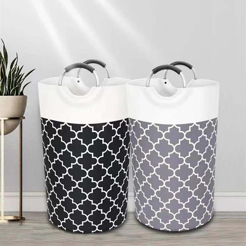 Laundry Basket 82L With Metal Handles - Image 4