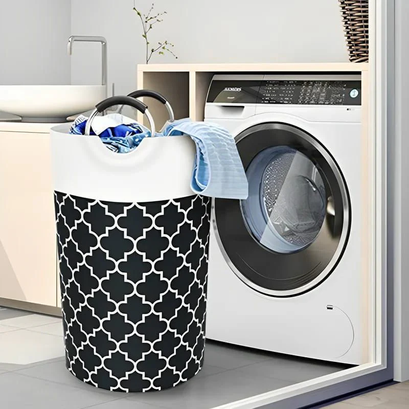 Laundry Basket 82L With Metal Handles - Image 6