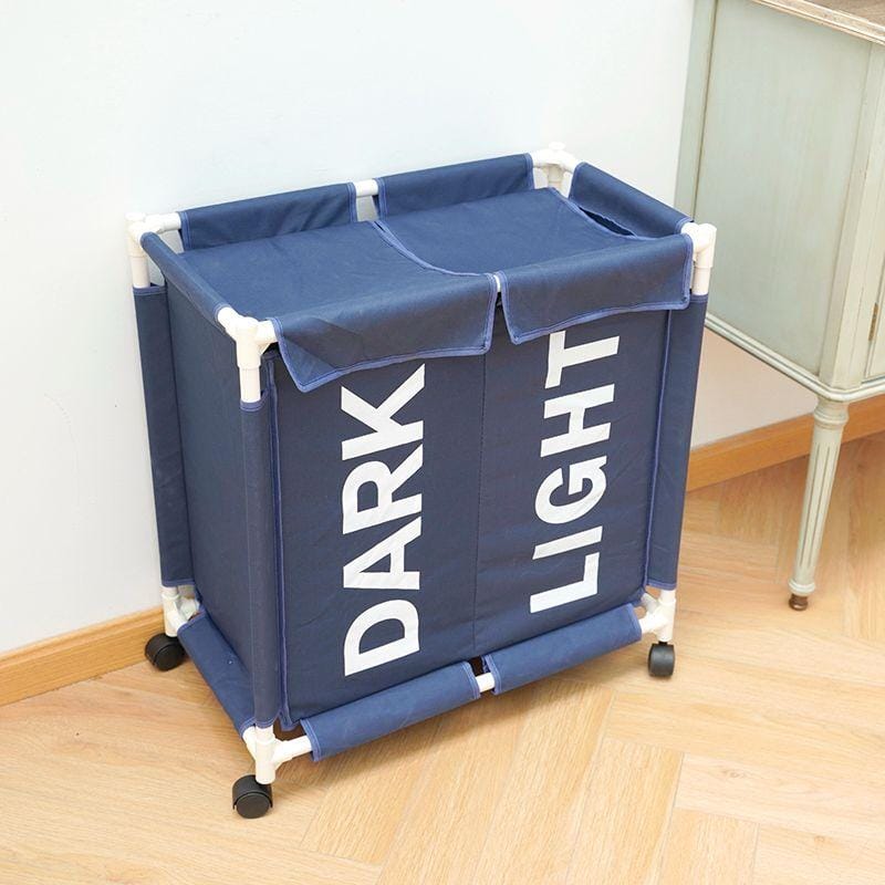 Laundry Basket with Wheels | 1–4 Compartment Sorting Hamper - Image 2