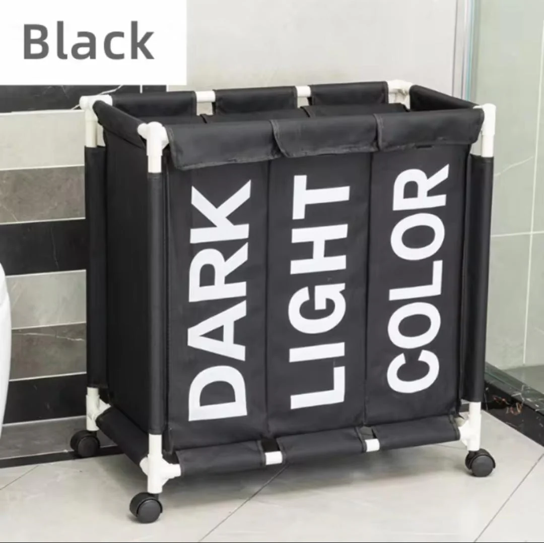 Laundry Basket with Wheels | 1–4 Compartment Sorting Hamper - Image 6