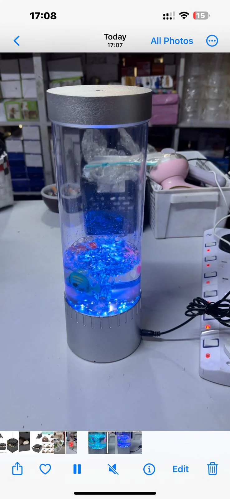 LED Bubble Fish Lamp decor - Image 3