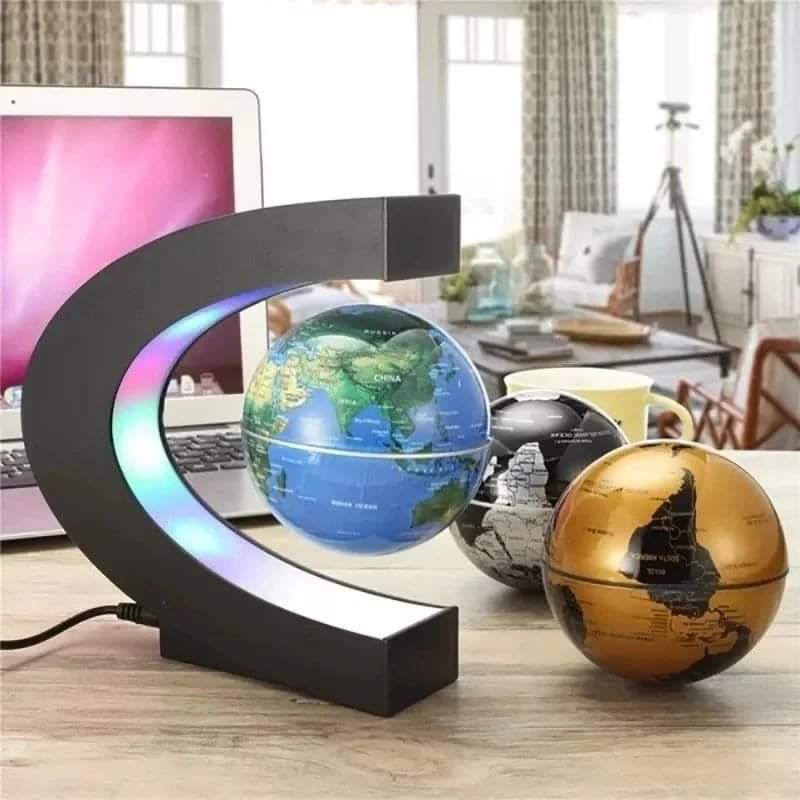 LED Globe rotating magnetic levitation floating - Image 2