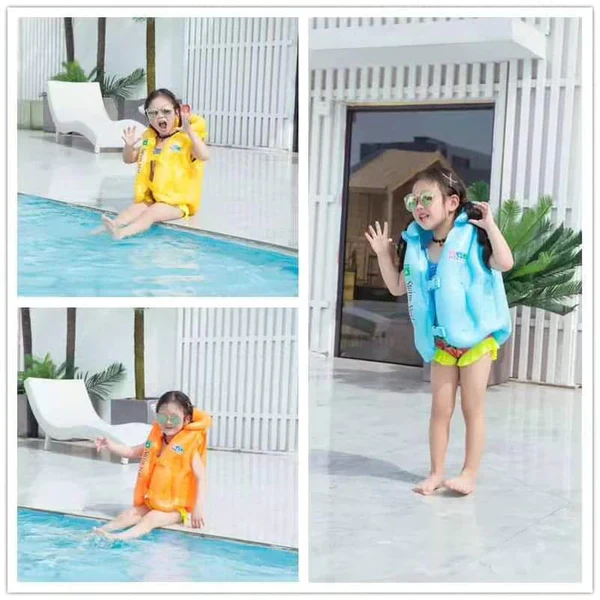 Life Jackets PVC Float Inflatable Swim Vest - Image 4