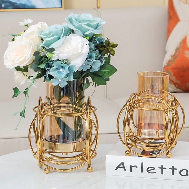 Light Luxury Metal Vase - Image 4