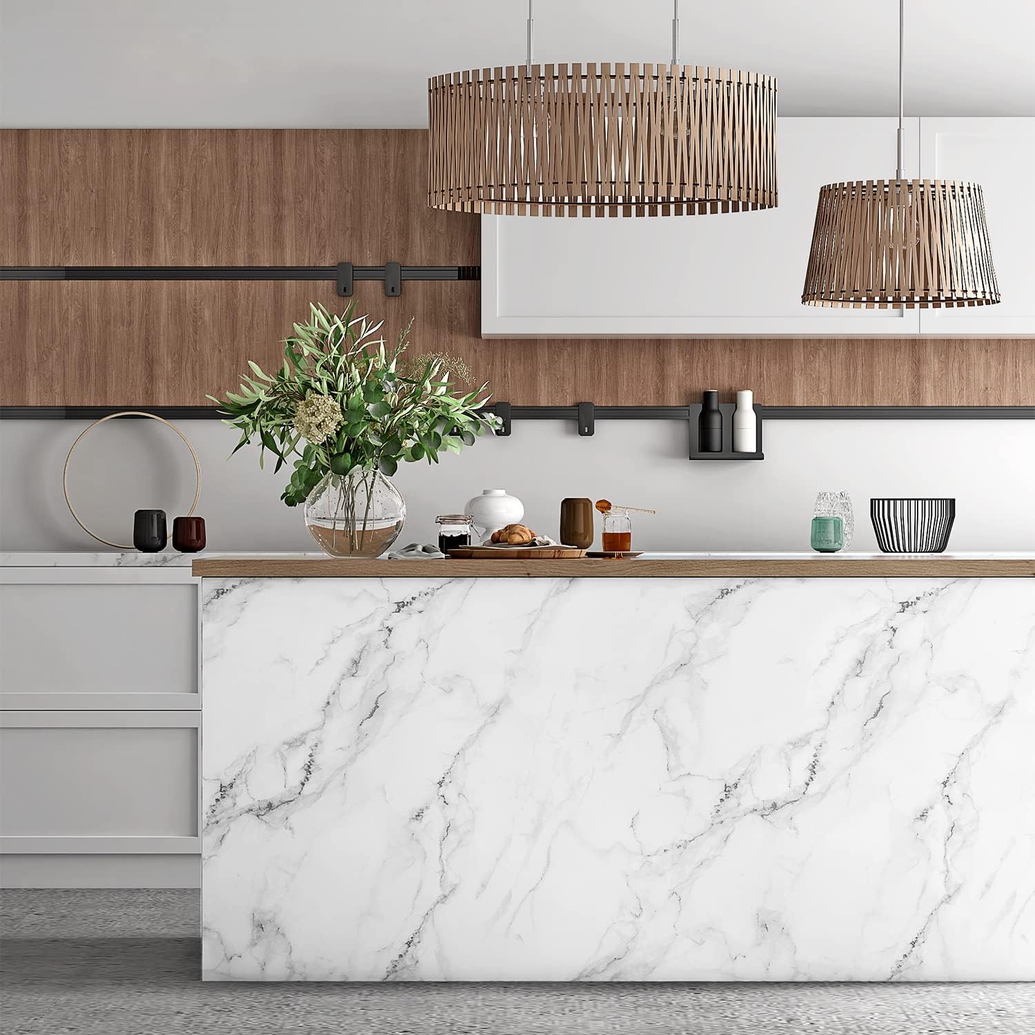 Marble Contact Paper Peel and Stick Wallpaper Contact Paper for Countertops 50*1000cm - Image 10
