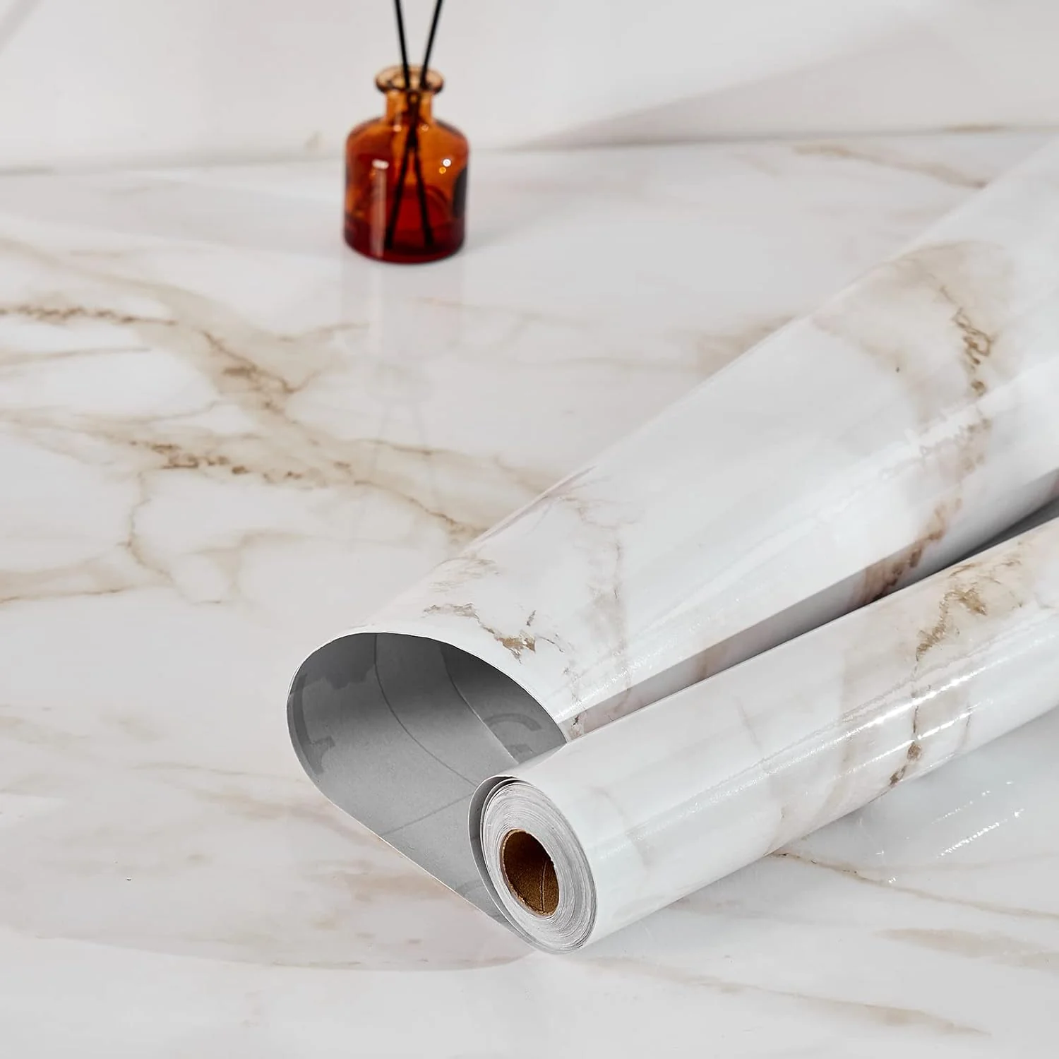 Marble Contact Paper Peel and Stick Wallpaper Contact Paper for Countertops 50*1000cm - Image 3