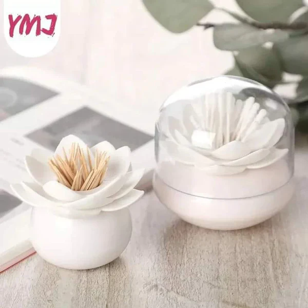 Lotus cotton swab /toothpick holder - Image 2
