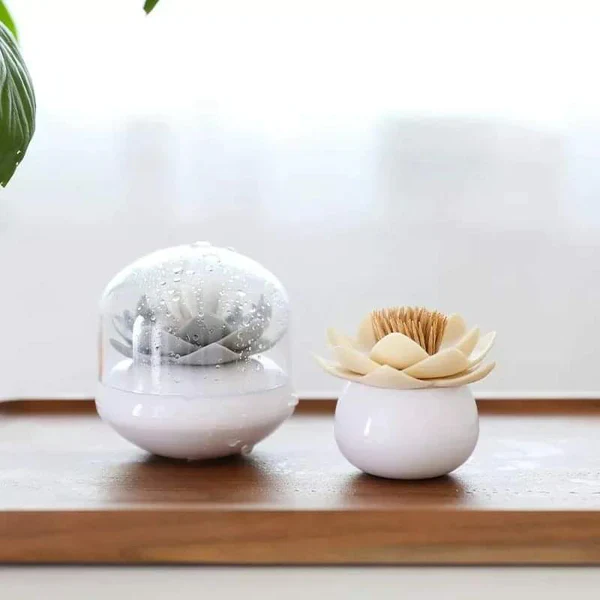 Lotus cotton swab /toothpick holder - Image 3