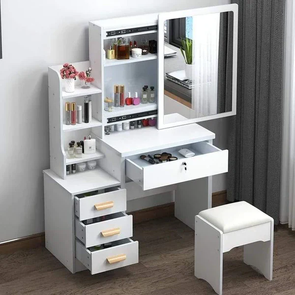 Luxurious vanity dressing tables with a sliding mirror - Image 4