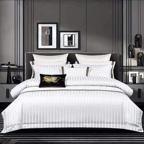 Luxury Cotton Colored Satin Duvet cover 7*8 - Image 5