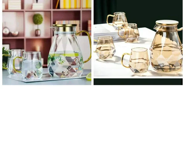 Luxury glass teapot 1 pc kettle +4 cups - Image 3