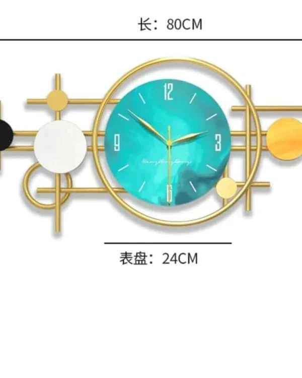 Luxury Large Metal Wall Hanging Watches - Image 5