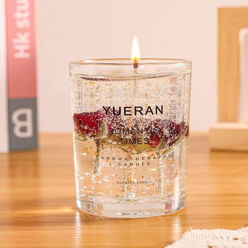 Luxury (romantic) Jelly Soy Wax Scented Candle - Image 3