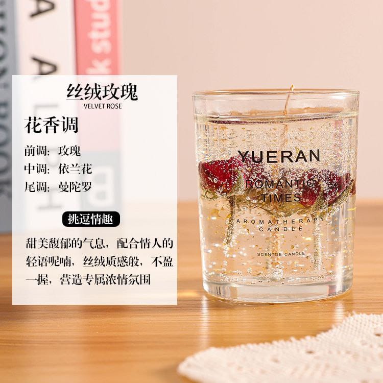 Luxury (romantic) Jelly Soy Wax Scented Candle - Image 4