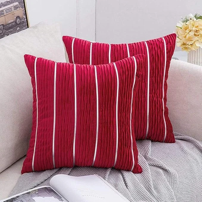 Luxury Simple Stripe Wrinkle Pillowcase/pillowcover - Image 8