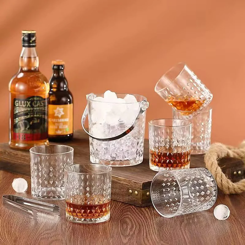 Whiskey Decanter Set,Italian Style Decanter Set with 6 Glasses - Image 5