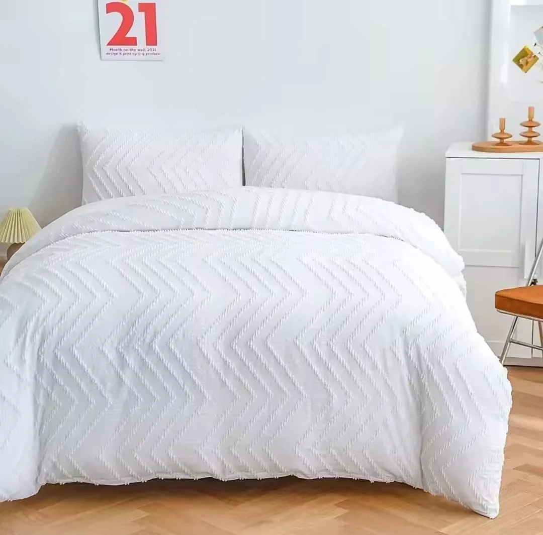 marble and tufted duvet cover - Image 11