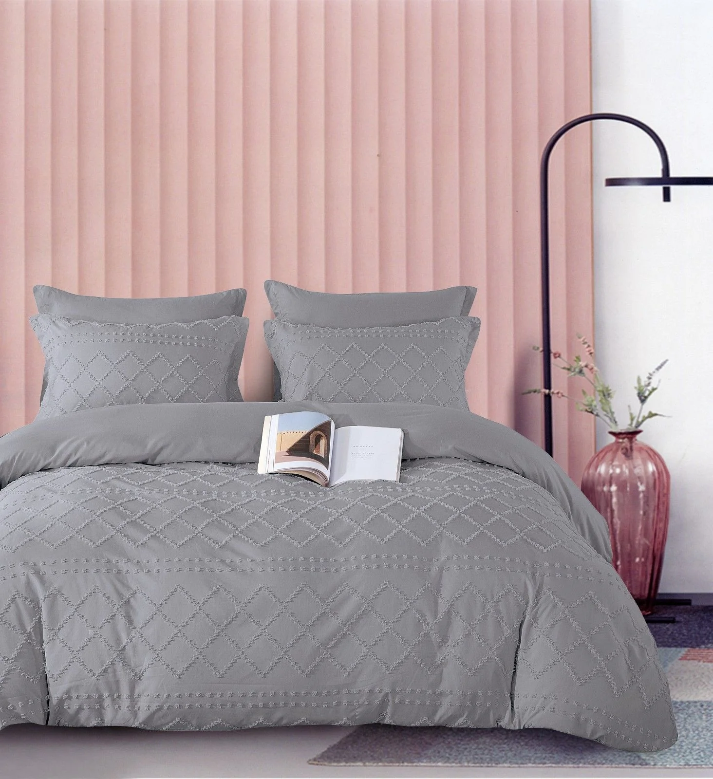 marble and tufted duvet cover - Image 4