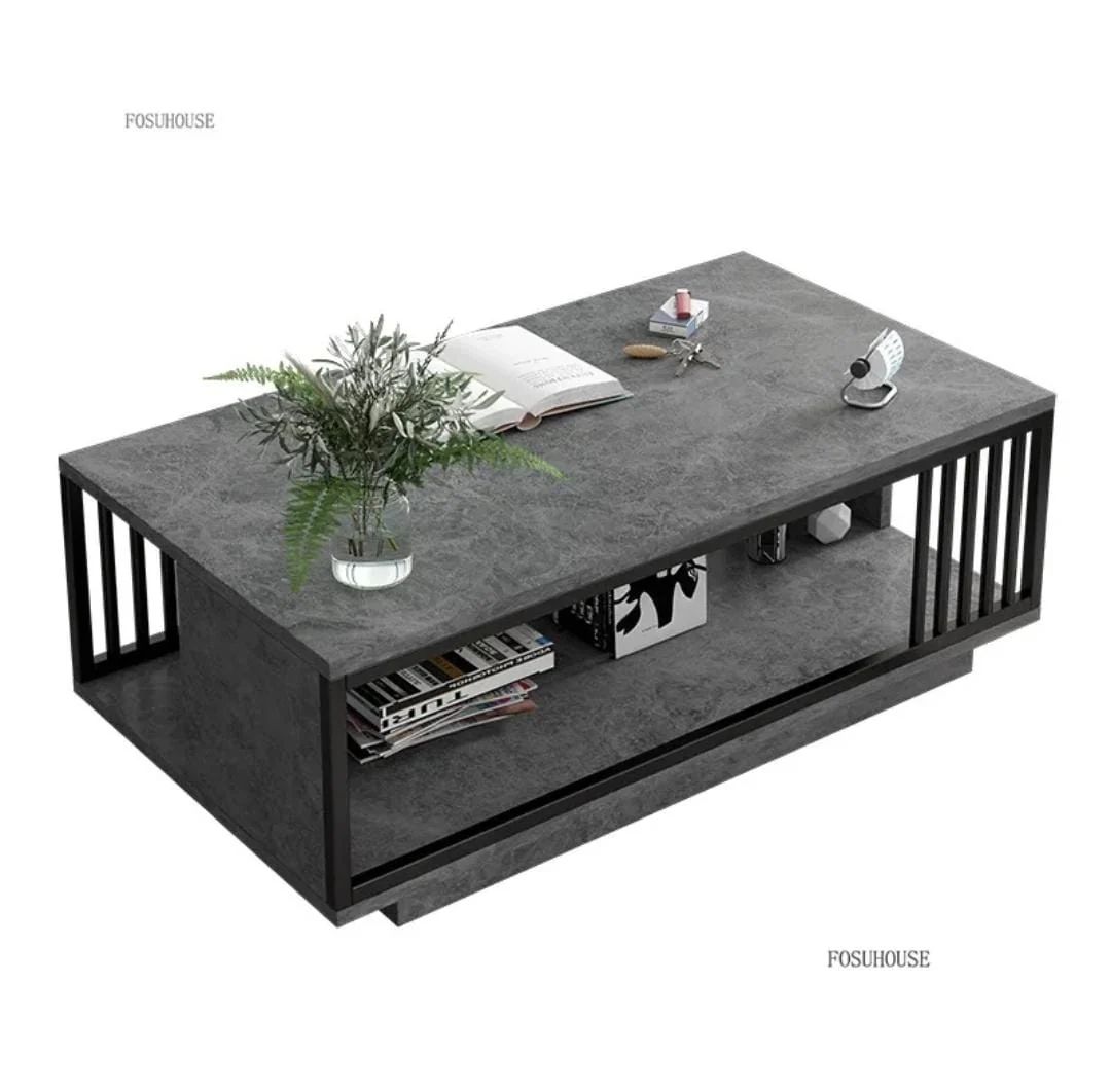 Marble Textured Coffee Table - Image 2