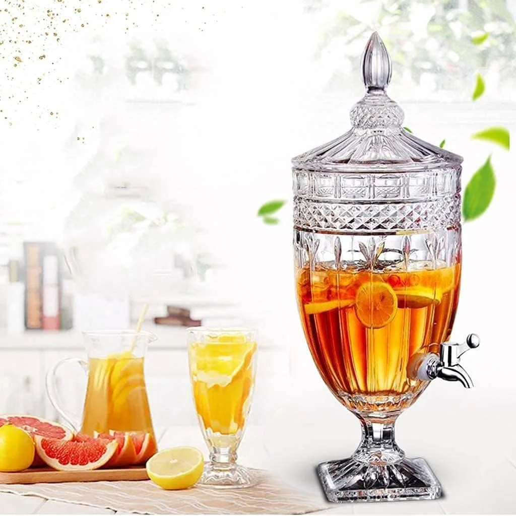 Mason Jar Beverage Dispenser –lass Juice Beer Water Pitcher with Tap - Image 3