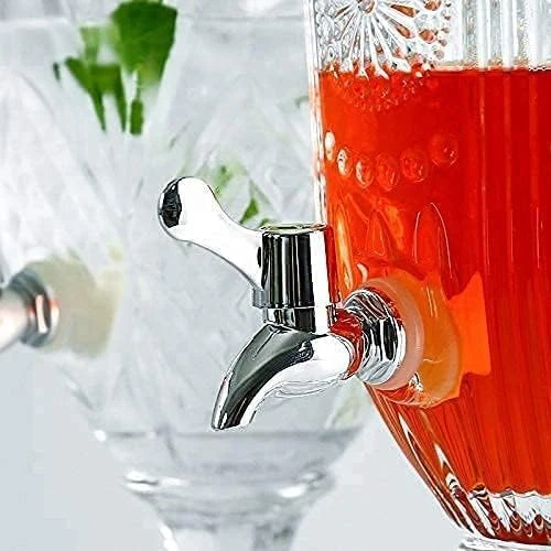 Mason Jar Beverage Dispenser –lass Juice Beer Water Pitcher with Tap - Image 5