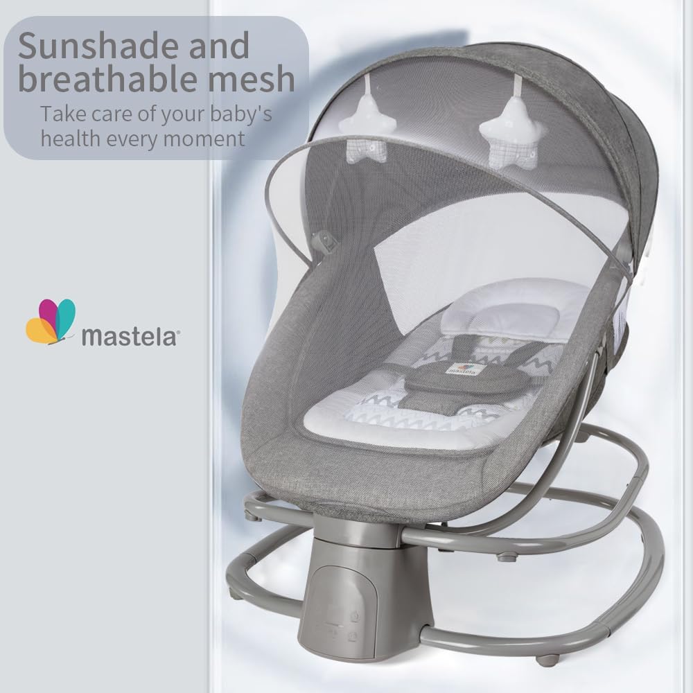 Mastela Baby Swing for Infants Baby Bouncer. - Image 4